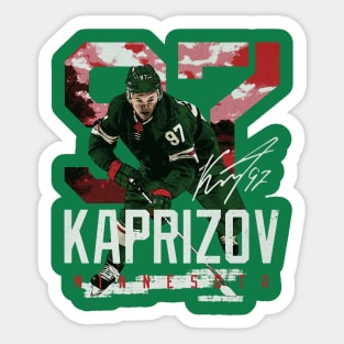 Kirill Kaprizov Minnesota Landmark Sticker